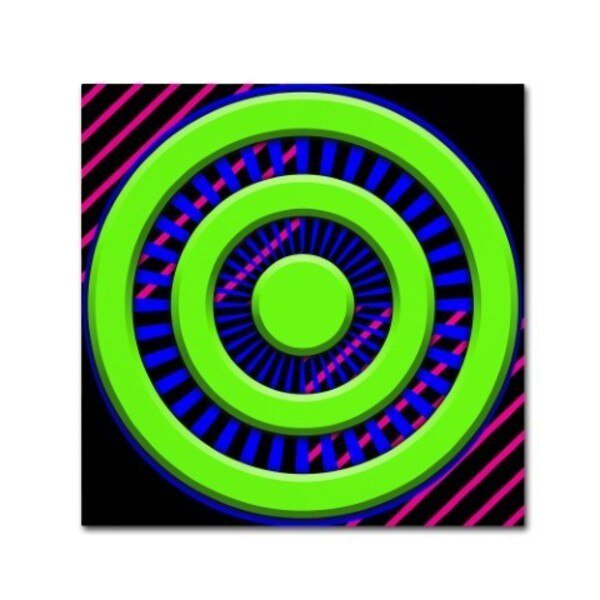 LightBoxJournal 'Black Light Pattern 2' Canvas Art, 14x14, Trademark Fine Art, Mfr#: ALI10418-C1414GG